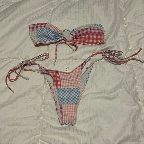 Patchwork Bikini Set - Picture 1 of 4